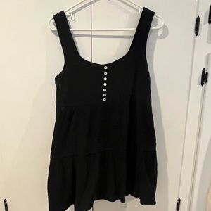 Black dress cover up